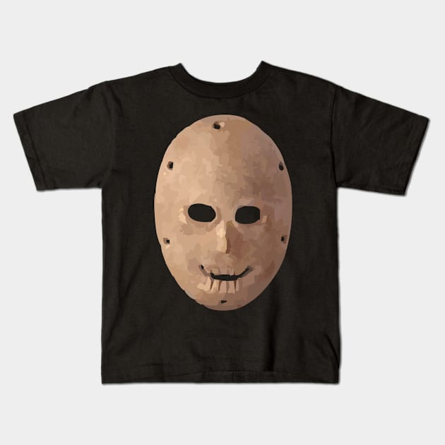 Scary mask Kids T-Shirt by AdiDsgn